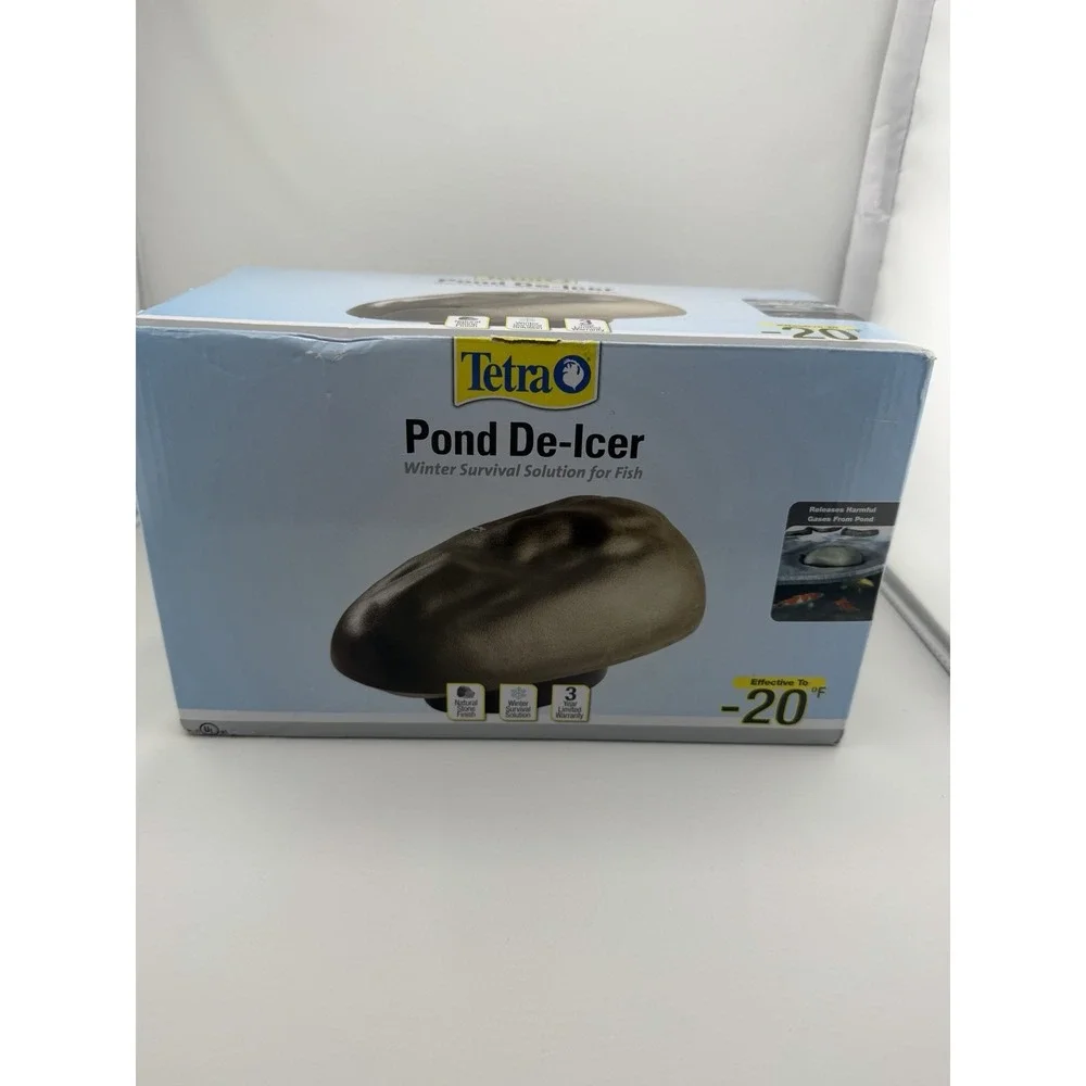 Tetra Pond 26429 De-Icer for Fish Pond Winter Survival Solution for Fish